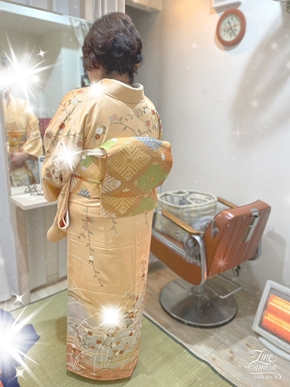 5年ぶりに着物を着られたお客様