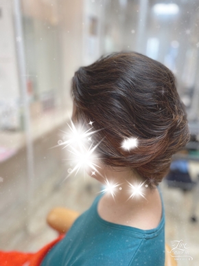 ヘナカラーをさせて頂きました