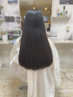 高校生のお客様　ヘアードネーション初挑戦