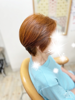 天然ヘナカラーは何度も重なると濃くなってくる