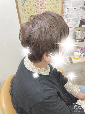 セルフカラーが多かったお客様が今回カラーカットのご予約をして下さりました