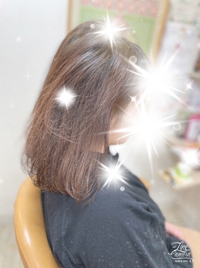 ヘナカラーとカットをさせて頂きました